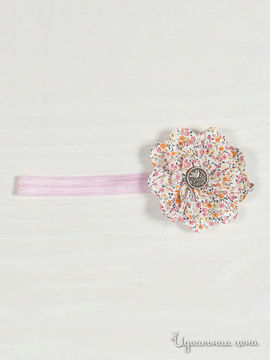 Резинка с цветочком ForeNBirdie для девочки, цвет розовый/мульти
