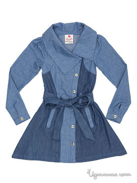 Платье ForeNBirdie для девочки, цвет голубой (Blue)