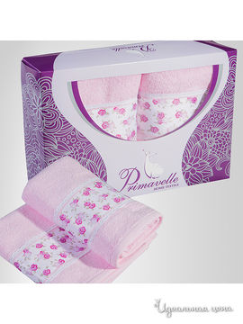 Набор полотенец Primavelle, цвет розовый