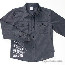 рубашка Coccodrillo "EXCLUSIVE BOY" для мальчика, цвет черный, рост 134-158 см
