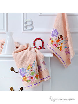 Комплект полотенец  TOGAS, цвет розовый