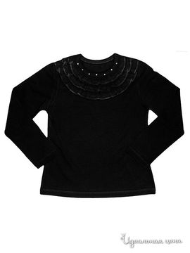 Блуза Figaro для девочки, цвет черный