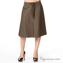 Женская юбка коричневая