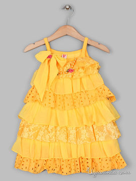 Платье Coco&Wawa, цвет желтый