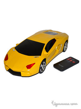 Музыкальный проигрыватель Дизайнерские аксессуары vebtoy "Lamborghini", цвет желтый