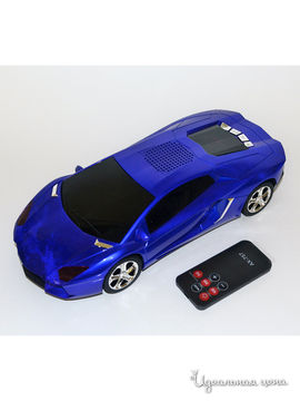 Музыкальный проигрыватель Дизайнерские аксессуары vebtoy "Lamborghini", цвет синий