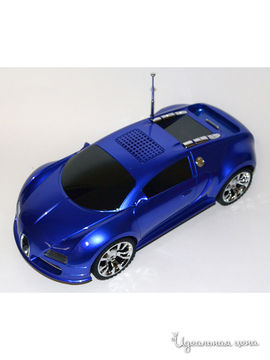 Музыкальный проигрыватель Дизайнерские аксессуары vebtoy "Bugatti Veyron", цвет синий