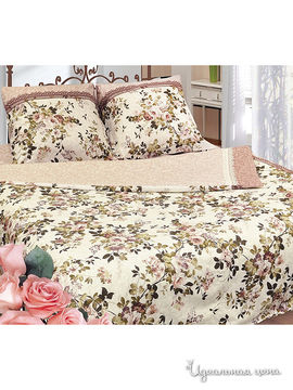 Комплект постельного белья 1,5-спальный, 70*70 Сова и Жаворонок, цвет светло-розовый
