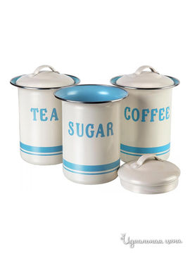 Набор банок для чая, кофе и сахара, 3 шт Jamie oliver