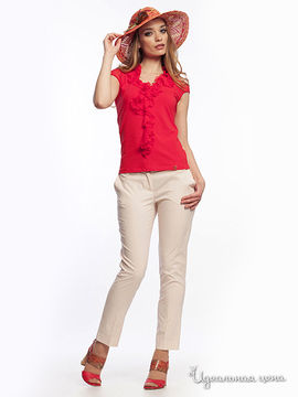 Блуза KENSOL, цвет красный