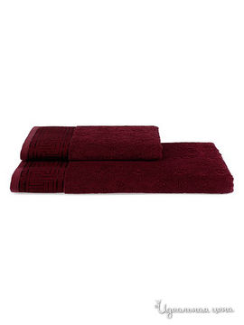 Махровое полотенце SOFTCOTTON, цвет бордовый
