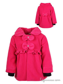 Пальто M & D для девочки, цвет малиновый