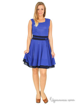 Платье Lindi Line, цвет Синий с темно-синим