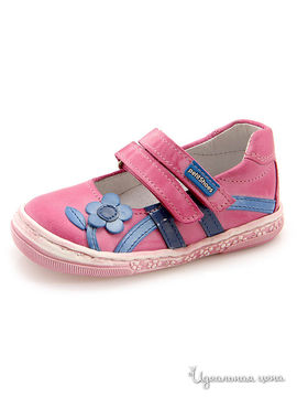 Туфли Petitshoes для девочки, цвет розовый, синий