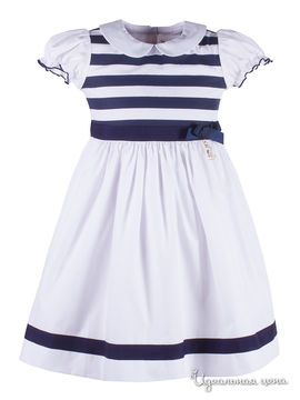 Платье Comusl для девочки, цвет белый, синий