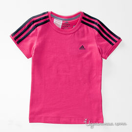 Футболка Adidas для девочки, цвет розовый