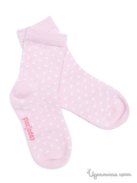 Носки PLAYTODAY для девочки, цвет розовый, белый