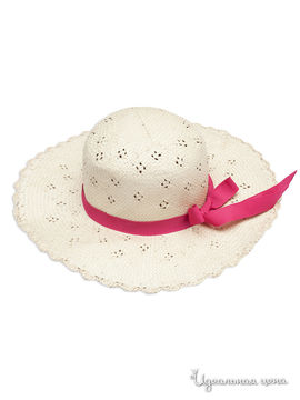 Шляпа Tutti Quanti для девочки, цвет бежевый, розовый