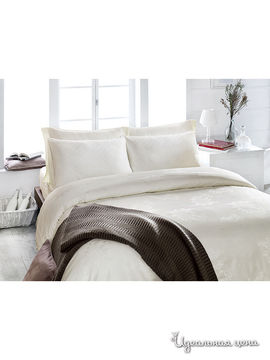 Комплект постельного белья ISSIMO евро, цвет кремовый