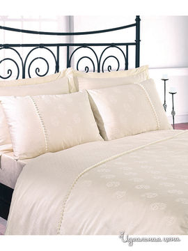 Комплект постельного белья ISSIMO семейный, цвет кремовый