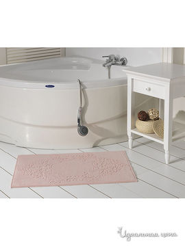 Полотенце-коврик для ванной ISSIMO 50х80, цвет розовый