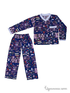 Пижама для мальчика Никамода, цвет синий