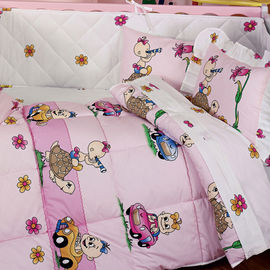 Детский постельный комплект Tortoise, розовый