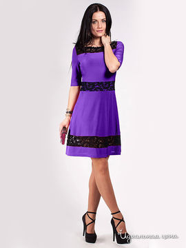 Платье La cafe, цвет фиолетовое
