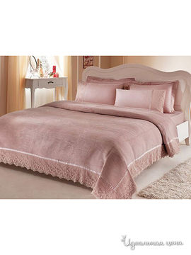 Комплект постельного белья евро "kazanov.a." "ROYAL BELINDA", розовый