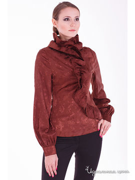 Блуза Tasha Martens, цвет коричневый