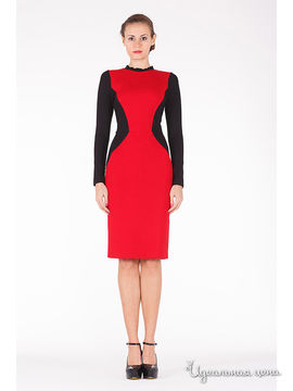 Платье Tasha Martens, цвет красный, черный