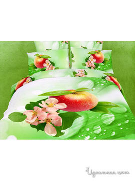 Комплект постельного белья, 2-спальный Famille, цвет мультиколор