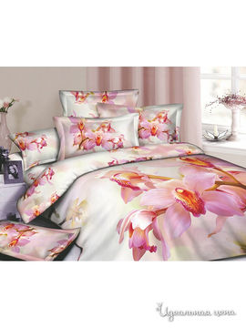 Комплект постельного белья, Евро Famille, цвет мультиколор