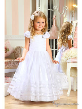 Платье Маленькая Леди, цвет белый