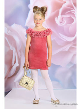 Платье Маленькая Леди для девочки, цвет коралловый