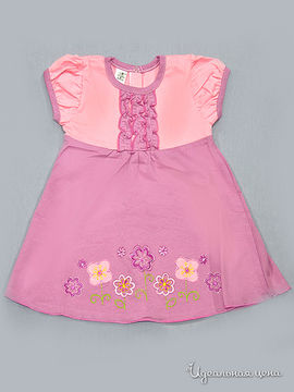 Платье Фламинго для девочки, цвет сиреневый