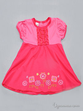 Платье Фламинго для девочки, цвет фуксия
