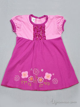 Платье Фламинго для девочки, цвет фиолетовый