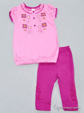 Комплект Фламинго для девочки, цвет фиолетовый