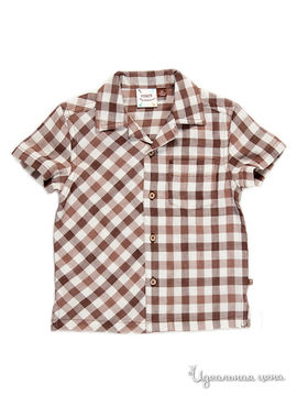 Рубашка Fore!! Axel & Hudson для мальчика, цвет коричневый
