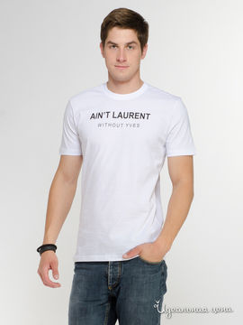 Футболка Saint Laurent, цвет белый