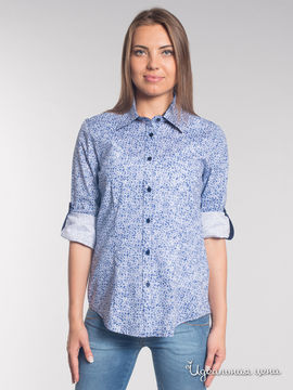 Блуза F5 женская, синяя