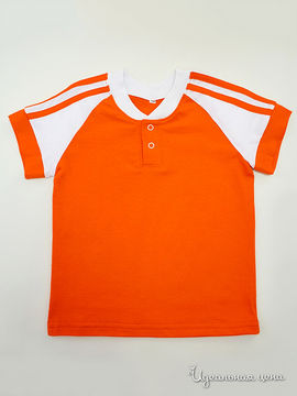 Футболка Figaro для мальчика, цвет оранжевый