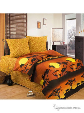 Комплект постельного белья 1,5 спальный Любимый дом "Континент", мультиколор