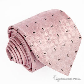 Галстук Valentino розовый с орнаментом