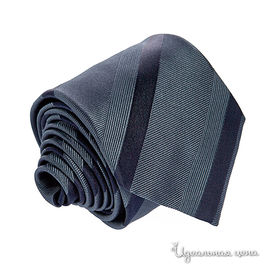 Галстук Valentino темно-синего цвета с диагональными полосами