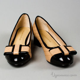 Туфли C.gaspari женские, бежевые, черные