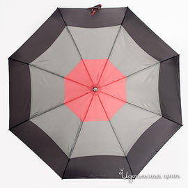 Зонт Isotoner, серо- розовый