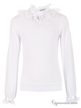 Блуза M & D для девочки, цвет белый