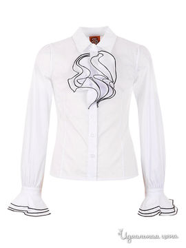 Блуза M&D для девочки, цвет белый